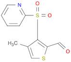 4-Methyl-3-(Pyridine-2-Sulfonyl)-Thiophene-2-Carbaldehyde