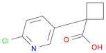 1-(6-chloropyridin-3-yl)cyclobutanecarboxylic acid