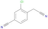 3-Chloro-4-(cyanomethyl)benzonitrile