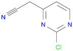 2-(2-Chloropyrimidin-4-yl)acetonitrile