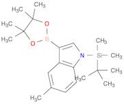 1-[tert-butyl(dimethyl)silyl]-5-methyl-3-(4,4,5,5-tetramethyl-1,3,2-dioxaborolan-2-yl)-1H-indole