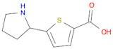 5-(Pyrrolidin-2-yl)thiophene-2-carboxylic acid hydrochloride