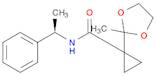 (R)-1-(2-Methyl-1,3-Dioxolan-2-Yl)-N-(1-Phenylethyl)Cyclopropanecarboxamide