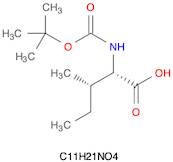 L-Isoleucine, N-[(1,1-dimethylethoxy)carbonyl]-