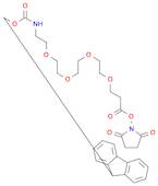 Alpha-(fmoc-amino)-omega-(succinimidyl propionate) tetra(ethylene glycol)