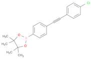 2-{4-[2-(4-chlorophenyl)ethynyl]phenyl}-4,4,5,5-tetramethyl-1,3,2-dioxaborolane