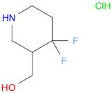 (4,4-Difluoropiperidin-3-Yl)Methanol Hydrochloride