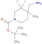 tert-butyl 4-(Aminomethyl)-3,3-difluoro-4-methylpiperidine-1-carboxylate