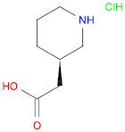 (R)-2-(Piperidin-3-yl)acetic acid hydrochloride