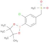 1,3,2-Dioxaborolane, 2-[2-chloro-4-[(methylsulfonyl)methyl]phenyl]-4,4,5,5-tetramethyl-