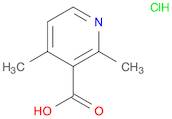 3-Pyridinecarboxylicacid, 2,4-dimethyl-, hydrochloride (1:1)