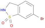 1,2-Benzisothiazole, 6-Bromo-2,3-Dihydro-, 1,1-Dioxide