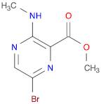METHYL 6-BROMO-3-(METHYLAMINO)PYRAZINE-2-CARBOXYLA