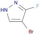 4-Bromo-3-fluoro-2H-pyrazole