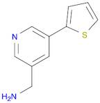 (5-(Thiophen-2-yl)pyridin-3-yl)methanamine