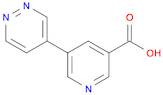 5-(Pyridazin-4-yl)nicotinic acid