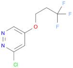 3-Chloro-5-(3,3,3-trifluoropropoxy)pyridazine