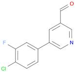 5-(4-Chloro-3-fluorophenyl)nicotinaldehyde