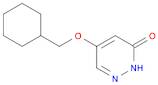 5-(Cyclohexylmethoxy)pyridazin-3(2H)-one