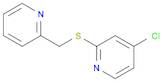4-Chloro-2-((pyridin-2-ylmethyl)thio)pyridine