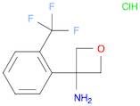 3-(2-(Trifluoromethyl)phenyl)-oxetan-3-amine hydrochloride