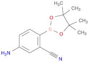 5-Amino-2-(tetramethyl-1,3,2-dioxaborolan-2-yl)benzonitrile