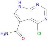 4-Chloro-7H-pyrrolo[2,3-d]pyrimidine-5-carboxamide