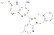 Methyl (4,6-diamino-2-(5-fluoro-1-(2-fluorobenzyl)-1H-pyrazolo[3,4-b]pyridin-3-yl)pyrimidin-5-yl)carbamate