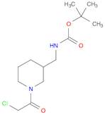 tert-butyl N-[[1-(2-chloroacetyl)piperidin-3-yl]methyl]carbamate