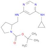 tert-Butyl 2-(((6-(cyclopropylamino)pyrimidin-4-yl)amino)methyl)pyrrolidine-1-carboxylate