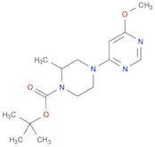 tert-butyl 4-(6-methoxypyrimidin-4-yl)-2-methylpiperazine-1-carboxylate