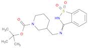 tert-Butyl 3-(((1,1-dioxidobenzo[d]isothiazol-3-yl)amino)methyl)piperidine-1-carboxylate