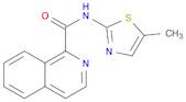 N-(5-methyl-1,3-thiazol-2-yl)isoquinoline-1-carboxamide