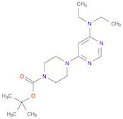 tert-butyl 4-[6-(diethylamino)pyrimidin-4-yl]piperazine-1-carboxylate