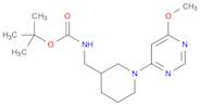 tert-butyl N-[[1-(6-methoxypyrimidin-4-yl)piperidin-3-yl]methyl]carbamate
