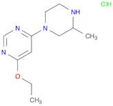 4-Ethoxy-6-(3-methylpiperazin-1-yl)pyrimidine hydrochloride