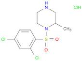 1-((2,4-Dichlorophenyl)sulfonyl)-2-methylpiperazine hydrochloride