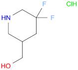 (5,5-difluoropiperidin-3-yl)methanol hydrochloride