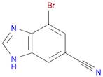 7-Bromo-1H-1,3-benzodiazole-5-carbonitrile