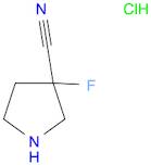 3-Fluoropyrrolidine-3-carbonitrile hydrochloride