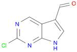 2-Chloro-7H-pyrrolo[2,3-d]pyrimidine-5-carboxaldehyde