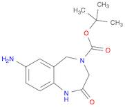 tert-Butyl 7-amino-2-oxo-2,3-dihydro-1H-benzo[e][1,4]diazepine-4(5H)-carboxylate