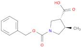 Trans-1-[(Benzyloxy)carbonyl]-4-methylpyrrolidine-3-carboxylic acid