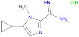 5-Cyclopropyl-1-methyl-1H-imidazole-2-carboximidamide hydrochloride