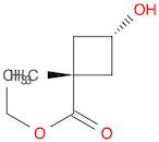Ethyl (1s,3r)-3-hydroxy-1-methylcyclobutane-1-carboxylate