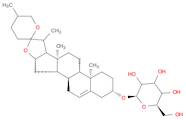 b-D-Glucopyranoside, (3b,25R)-spirost-5-en-3-yl