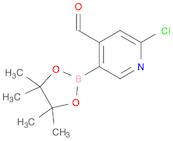 2-Chloro-4-formylpyridine-5-boronic acid pinacol ester