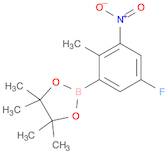 2-(5-Fluoro-2-methyl-3-nitrophenyl)-4,4,5,5-tetramethyl-1,3,2-dioxaborolane