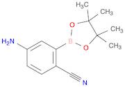4-Amino-2-(tetramethyl-1,3,2-dioxaborolan-2-yl)benzonitrile