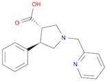 Trans-4-Phenyl-1-(Pyridin-2-Ylmethyl)Pyrrolidine-3-Carboxylic Acid